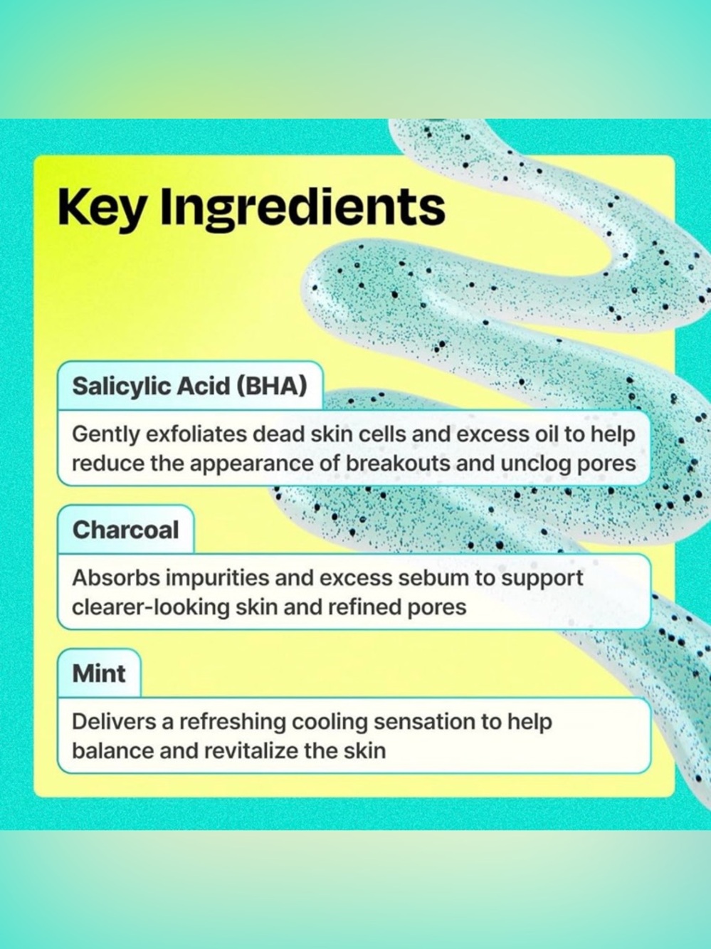 Korean Skincare Celladix Mint Chocolate BHA Charcoal Face Cleanser - Picture 9 of 14